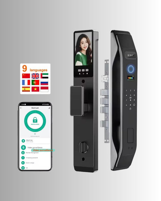 CERRADURA INTELIGENTE DGB12 CON RECONOCIMIENTO FACIAL